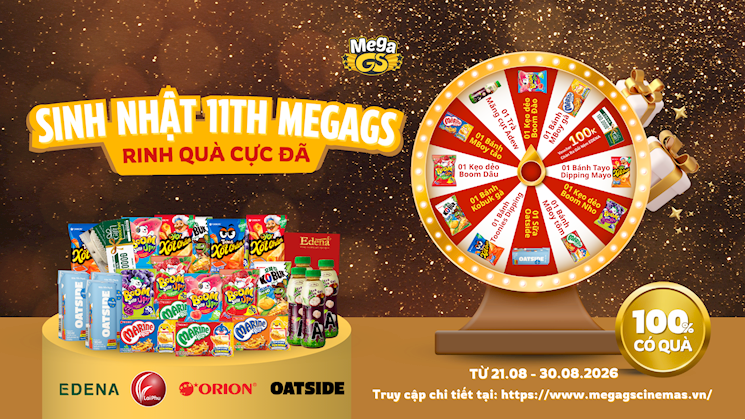 VÒNG QUAY MAY MẮN - SINH NHẬT 11 TUỔI MEGA GS